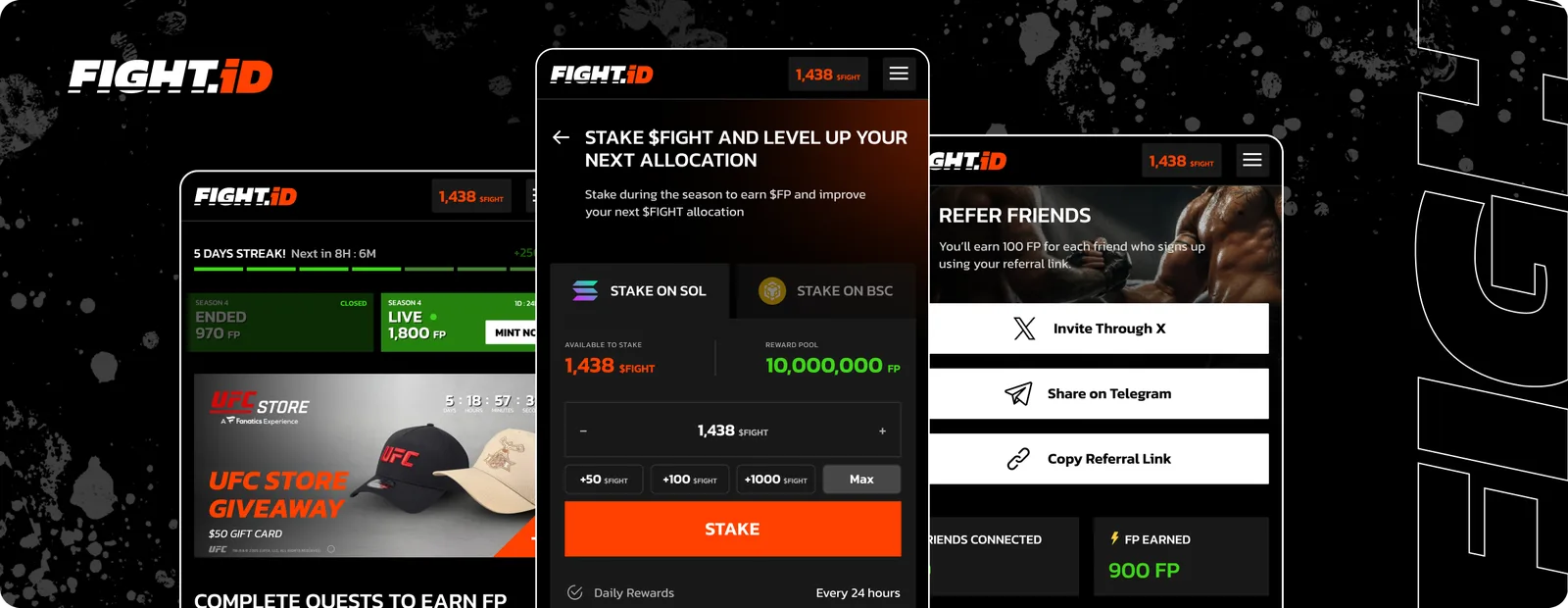 Fight.ID product visuals