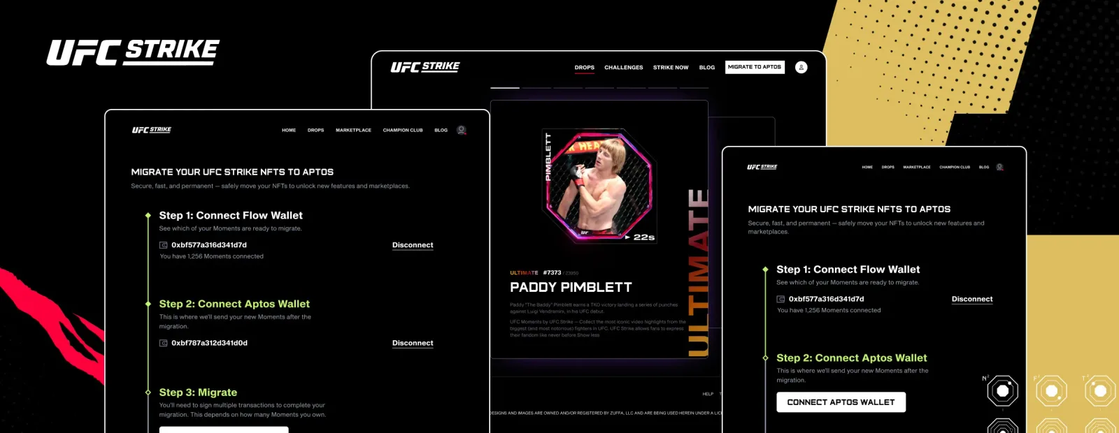 UFC Strike product visuals